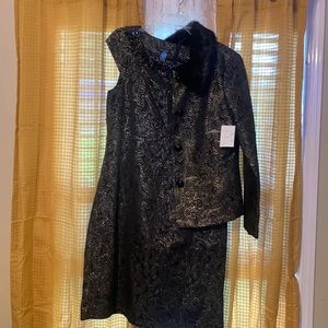 Persian signature cocktail dress and coat size 12